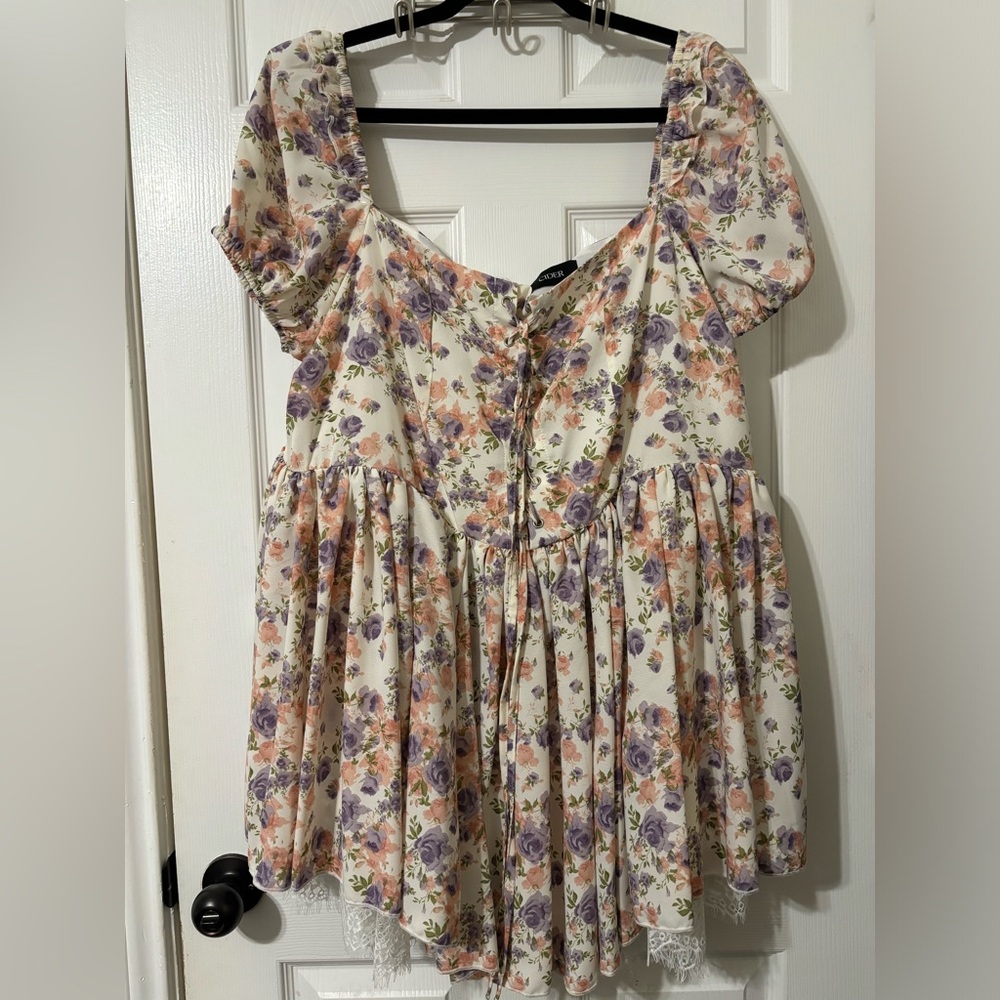 Cider Plus size romper dress